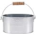 BEHRENS EMBOSSED VINTAGE STEEL CADDY, Color: STEEL (Catalog Category: Lawn & Garden:PLANTERS, POTS & FLOWERBOX)
