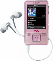 Sony 8GB Digital Music Player - Pink (NWZA728PNK)