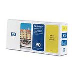 HP Original 90 Druckkopf und Reiniger gelb