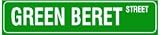 GREEN BERET STREET special forces sign
