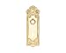 Victorian Doorknob Back Plate Brass