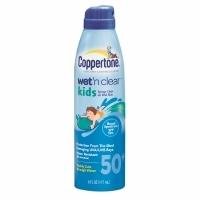 Coppertone Wet 'n Clear Kids Continuous Spray, SPF 45+, 6 fl oz
