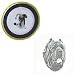 Mastiff Neapolitan 10' Cobalt Plate, Porcelain by Rosalinde (10' diameter)