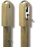PAIR CENTER COURT WOODEN POSTS