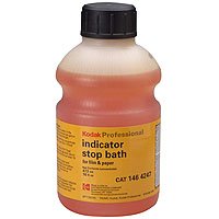 Kodak Indicator Stop Bath For Black & White Films And Papers, 1-Pint Bottle To Make 8-Gallons.