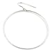 Jewelry : Rosemary Hoop Luxury Earrings in Sterling Silver or 18 kt Gold Vermeil