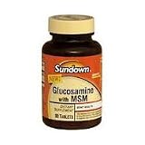 Glucosamine With MSM Dietary Supplement Tablets, By Sundown - 90 Tablets