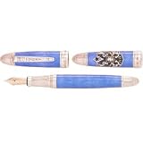 Michel Perchin - The Russian Eagle Periwinkle Blue Fountain Pen