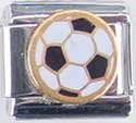 Clearly Charming Soccerball Italian Charm