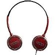 Sentry Headart Extreme Folding Headphones, Red