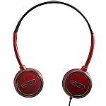 Sentry Headart Folding Headphones - Red