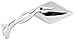 MIRROR DIAMOND FLAME LT ALU/CH