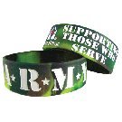 Army 1" Wide Silicone Bracelet to Benefit Fisher House