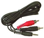 RCA Stereo Y Adapter Plug
