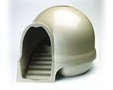 Booda Dome Cleanstep Cat Box, Brushed Nickel