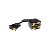 Cables Unlimited Premium - DVI splitter - DVI-D (M) - DVI-D (F) - 1 ft - black