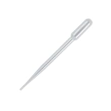 Samco Scientific 212 Polyethylene 3.9mL Graduated 1mL Small Bulb Transfer Pipette, with Bulb Draw of 2.2mL (Pack of 500)
