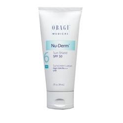 Obagi Medical Nu-Derm Sun Shield SPF 50 Sunscreen Lotion, 3 Fluid Ounce