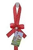 Side Saddle Red with White Stitching Potty Time Chime