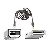 Belkin F3U133-10-GLD 10ft USB 2.0 A b Device - 10ft by Belkin