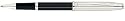 Cross Century II Sterling Silver/Black Lacquer Selectip Rolling Ball Pen with Silver Plated Appointments