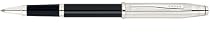 Cross Century II Sterling Silver/Black Lacquer Selectip Rolling Ball Pen with Silver Plated Appointments
