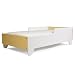 Baby : Hiya Toddler Bed - Polar White & Bamboo