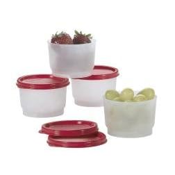 Tupperware Snack Cups with Red Seals by Tupperware