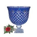 Badash Crystal Cobalt Oxford Round Centerpiece