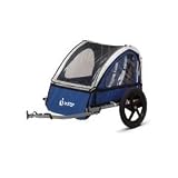 Take 2 Bike Trailer in Blue/Gray