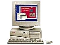 Compaq Deskpro 2000 DT 1 x P MMX 166 MHz RAM 16 MB HDD 1 x 2.1 GB Trio64V2 GX Win95 Monitor none
