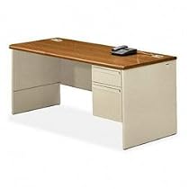 HON 38000 Series Right Pedestal Desk