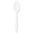 Dart S6BW - Style Setter Mediumweight Plastic Teaspoons, White, 1000/Carton