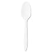 Dart S6BW - Style Setter Mediumweight Plastic Teaspoons, White, 1000/Carton