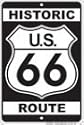 Historic US Route 66 Sign