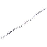 Regular Solid Chromed E-Z Curl Bar