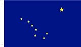 Allied Flag Outdoor Nylon State Flag, Alaska, 2-Foot by 3-Foot