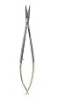 Dr. Slick 4" Spring Steel Iris Scissor ::: Serrated Blade