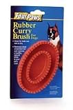 Pet Supplies : Four Paws Products Dog Rubber Curry Brush - 00570
