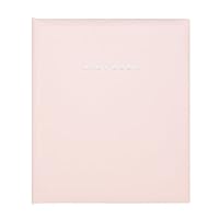 CR Gibson Loose-leaf Memory Book to Record Baby's First Five Years, Pink Leather,