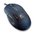 Logitech G5 Laser Mouse [2-Button, USB, Crackle Blue]