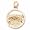 Niagara Falls Charm in Yellow Gold