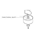 Bosch 047972 Gasket Stainless Steel Bowl Bushing 4/Pkg