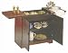 Kitchen & Housewares : Hostess HL6240 / Real Wood Veneer Hostess Trolley mahogany antique