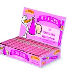 Personalized Its A Girl! - 36 Bubble Gum Cigars