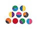 DELX RAINBOW FRACTION CIRCLES 51/PK