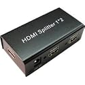 HDMI 2 Way Switch Splitter (1 Input x 2 Output) v1.3b 1080p Full HD  - Splits HDMI Signals to Two HD Displays: Blu-Ray Player Ps3 Xbox 360  Sky HD
