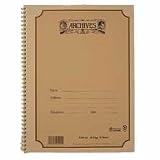 Archives Spiral Bound Manuscript Paper (12 Staves)