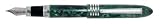 Monteverde Atlantica Green Marble Medium Point Fountain Pen - MV59312