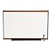 Quartet TE543LC Quartet Total Erase Marker Board, 36 x 24, White, Cherry Frame